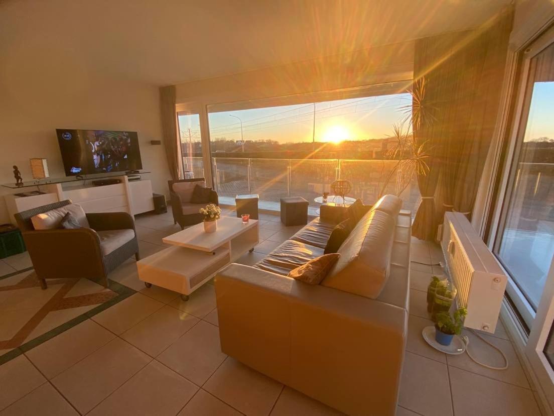 Sunnyside-Of-Thesea - With Open View On Nature, Big Terraces All Around - Very Close To Sea, Beach, Stores, Restaurants & Beach Bars Nieuwpoort Exteriér fotografie